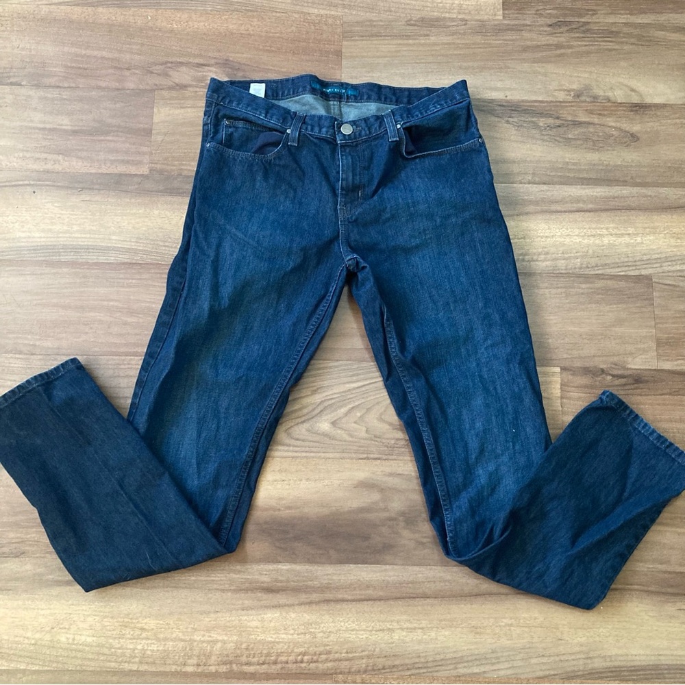 Perry Ellis Blue Mid Rise Straight Leg Denim Jeans Men’s 34 X34